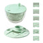 7‑Piece Multifunction Salad Spinner Set