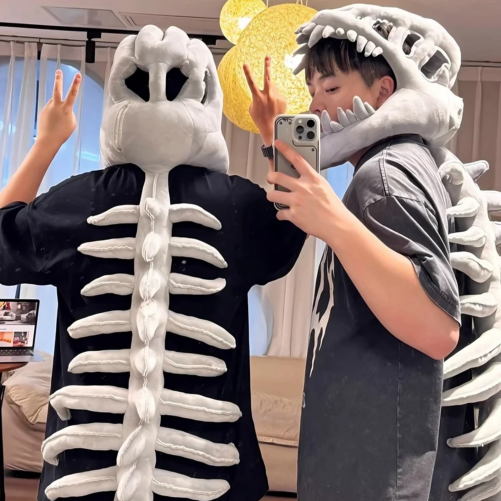 Wearable Dinosaur Skeleton Plush Main image