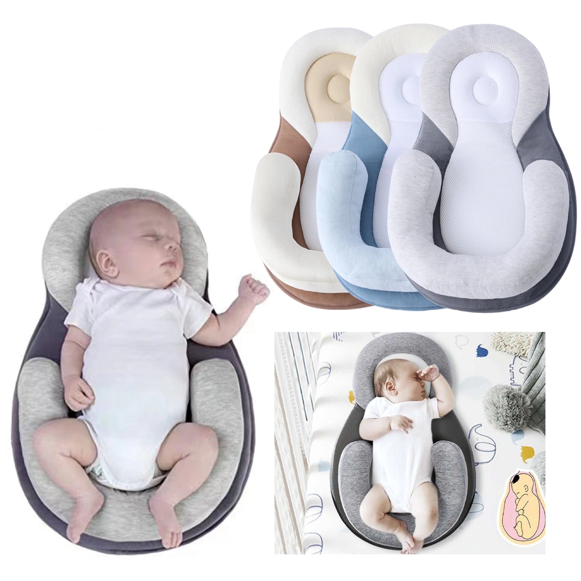 Baby Anti-Rollover Sleeping Pillow Main image