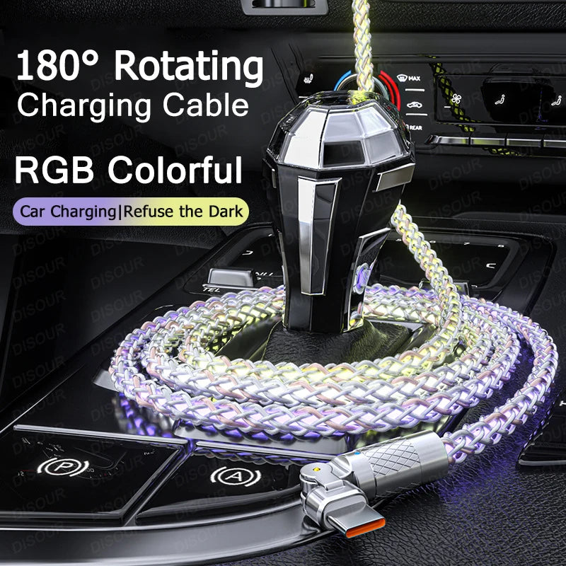 120W RGB Fast Charging Cable Secondary image