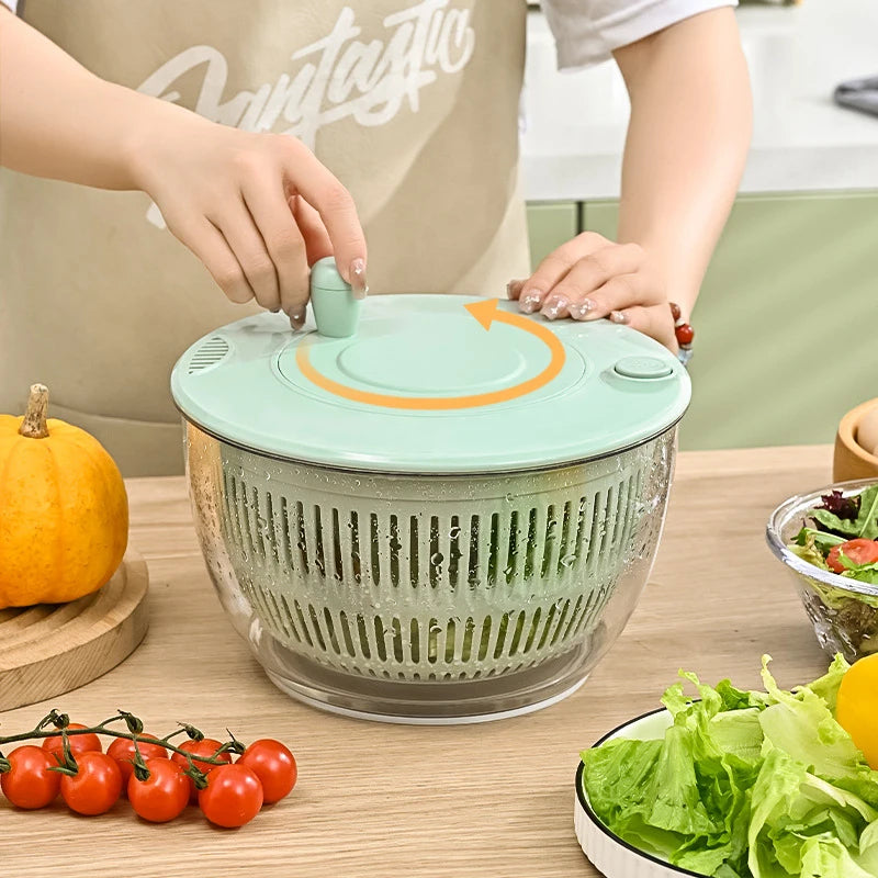 7‑Piece Multifunction Salad Spinner Set Secondary image