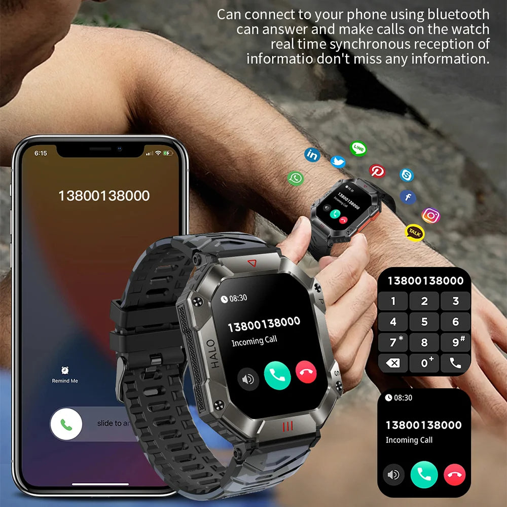 Rugged Military Smart Watch Secondary image
