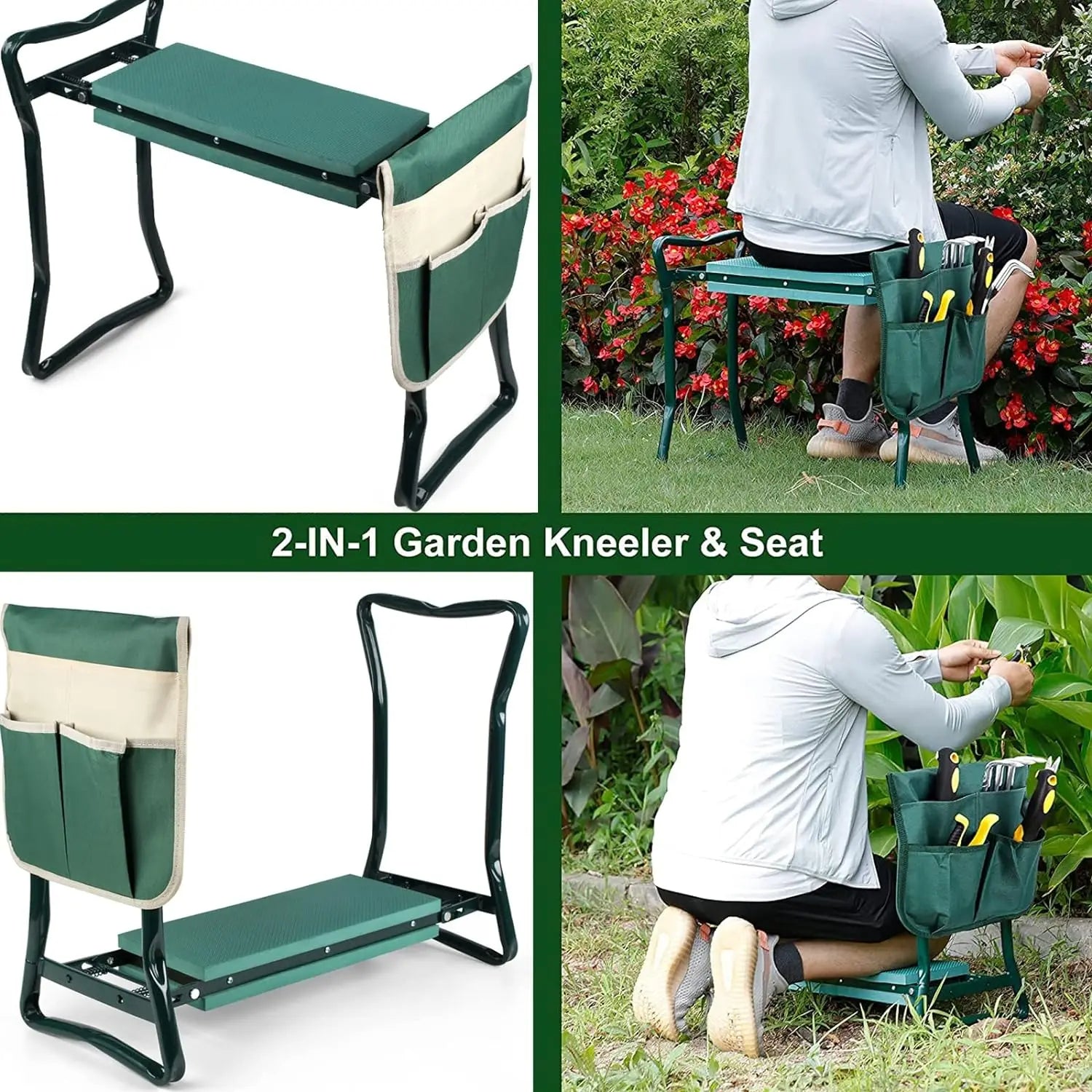 Garden Kneeler Folding Chair Secondary image