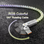 120W RGB Fast Charging Cable