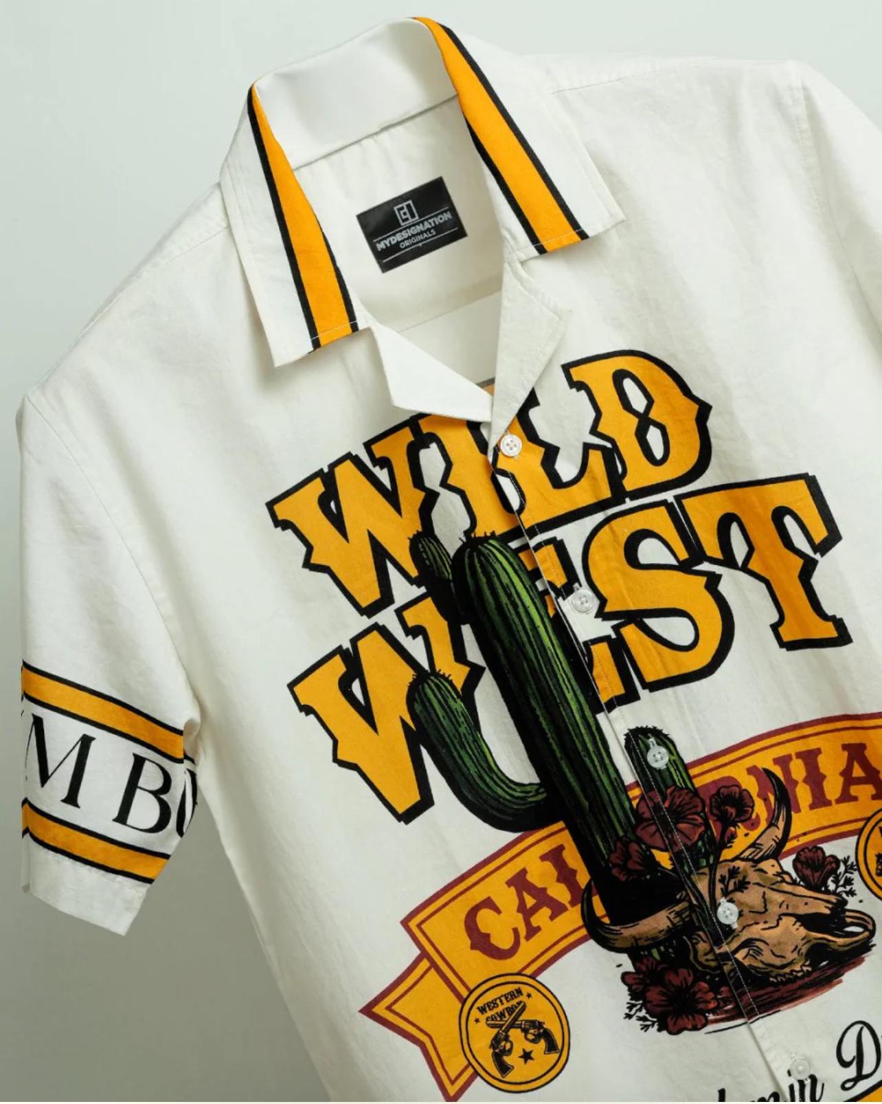 Men style summer shirt Wild beast Secondary image