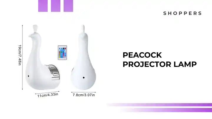 Peacock Projector Lamp by@Outfy